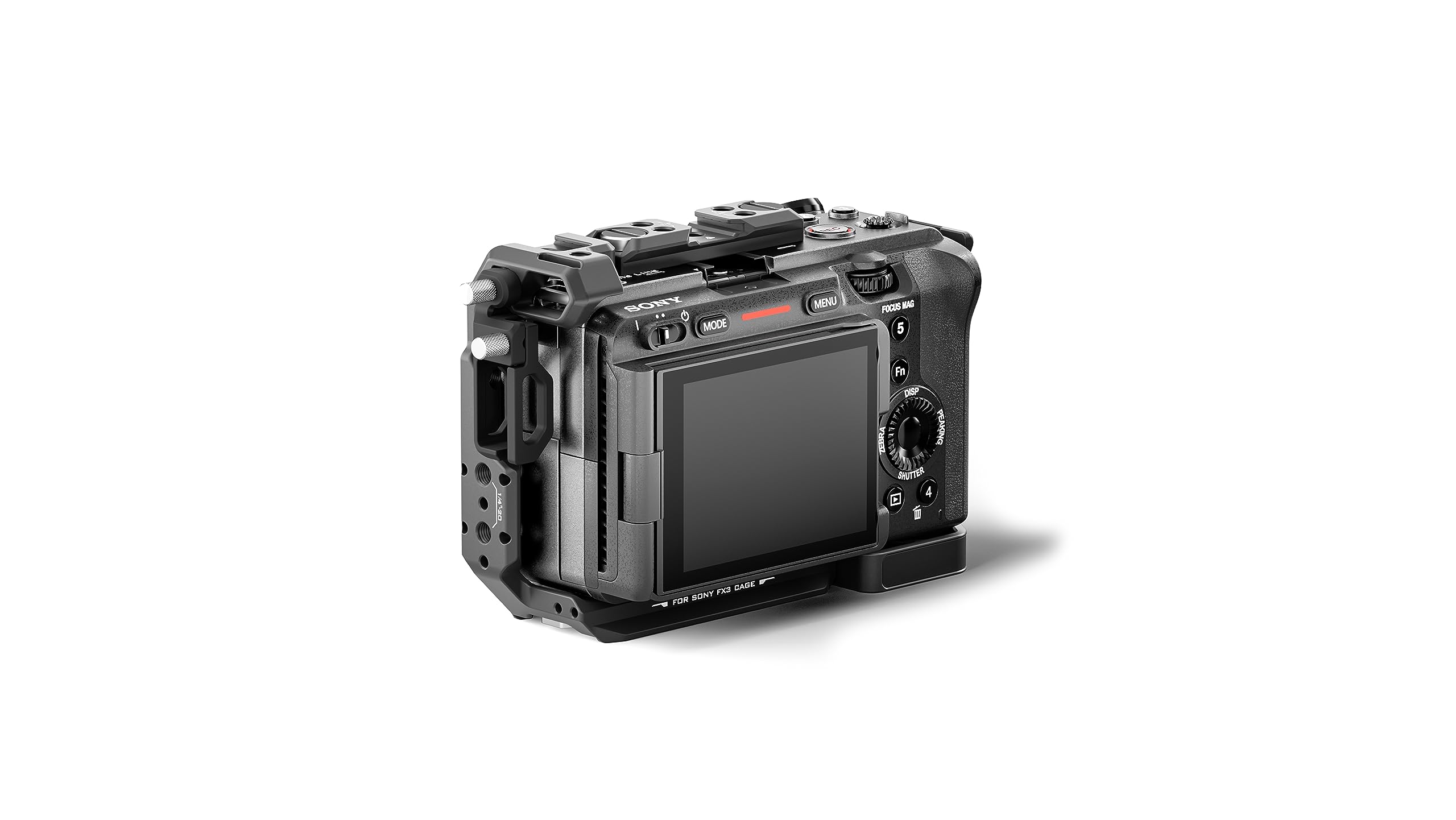Tilta Full Camera Cage Compatible with Sony FX3/FX30 V2 | Mount Accessories | Cable CLAMP | Modular Design | ARCA Ready | TA-T16-FCC (Black)
