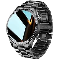 FILIEKEU Men Smart Watch for Android iOS, Bluetooth Calls Voice Chat with Heart Rate/Sleep Monitor Fitness Tracker, 1.3