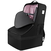 Car Seat Bags for Air Travel, Large Durable Car Seat Travel Bag for Airplane, Reinforced Shoulder Straps，Airport Gate Check Bag, Infant Car Seat Cover for Airplane Travel