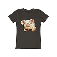 Pig 'Petunia' Women's Slim Fit Ringspun Cotton T-Shirt