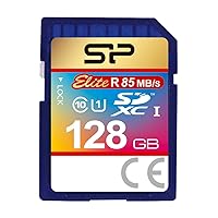 Silicon Power 128GB SDXC R85MB/s C10 UHS-1 Elite Memory Card (SP128GBSDXAU1V10)