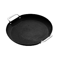 Kamado Joe KJ15124722 Karbon Steel Paella Pan for Classic Joe and Big Joe Grills, Black
