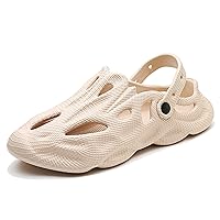 Men's Fashion Clog Shoes， Beach Shower Pool Shoes for Men， Lightweight Comfortable Sandals