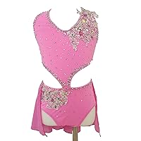 Pink Lyrical Dance Dress for Girls Modern Dance Dress