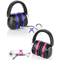 TRADESMART “His & Hers” Gift - Pink & Blue Shooting Ear and Eye Kits, U.S. Certified, for Women & Men