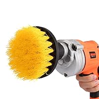 5 Inch Drill Brush Attachmen Power Scrubber Brush Cleaning For Bathroom Surfaces Tub Shower Tile With 1/4