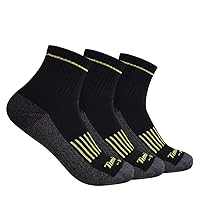 Timberland PRO Men's 3-Pack Quarter Socks