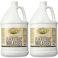 Golden Barrel Bulk Unsulfured Blackstrap Molasses Jug (128 Fl Oz) (Pack of 2)
