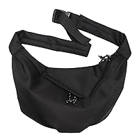 Shoulder Bag for Women Locomotive Cool Dumpling Shoulder Bag Casual Men And Women Single Shoulder Tote (Black, One Size)