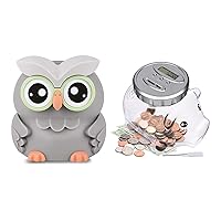 Digital Piggy Bank with Automatic LCD Display, Digital Counting Money Jar, Coin Bank for Boys Girls Kids Friends Adults at Christmas, New Year’s, Birthday