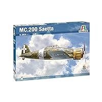 Italeri Macchi MC200 Saetta Serie VII 2815 Plastic Model Aircraft Kit 1:48