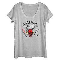 Stranger Things Hellfire Cut Women's Traditional Short Sleeve Tee Shirt
