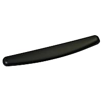 3M Gel Wrist Rest, Black Leatherette, 18 Inch Length, Antimicrobial Product Protection (WR309LE)