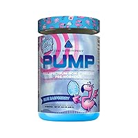Core Nutritionals Pump Full-Spectrum Non-Stimulant Pre-Workout, with N03T Nitrate, Peak02, Alpha GPC, for Maximum Pump, Strength, and Performance 20 Servings (Fun Sweets Cotton Candy™ Blue Raspberry)