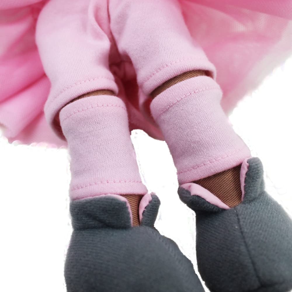 HABA Dress Set Ballet Dream - 5 Piece Outfit with Bodysuit, Tutu, Long Sleeve Wrap and Legwarmers for 12-13.5