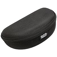 Klein Tools 60176 Safety Glasses Case, Hard Eye Protection Case with Zipper Closure