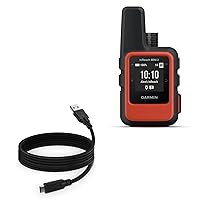 BoxWave Cable Compatible with Garmin inReach Mini 2 - DirectSync - USB 3.0 A to USB 3.1 Type C, USB C Charge and Sync Cable for Garmin inReach Mini 2-6ft - Black