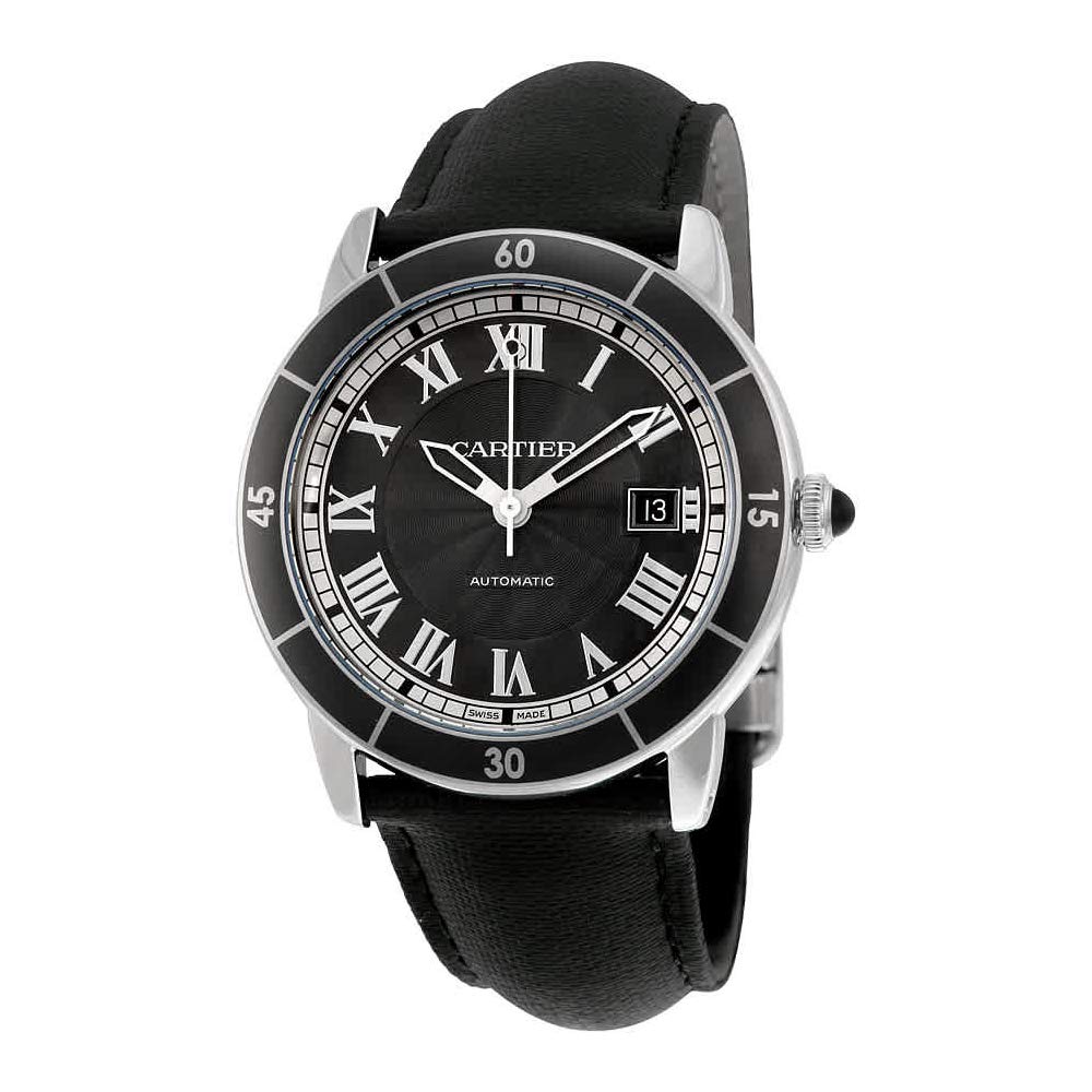 CARTIER Men's WSRN0003 Analog Display Swiss Automatic Black Watch
