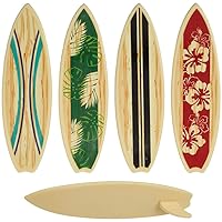 SURFBOARD Surf Board Beach LUAU Tropical 4 pieces Cake PARTY Decoration TOPPER