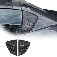Car Rear Side Window Louvers for Mazda MX-5 ND 2015-2023 Triangular Window Glass Blinds Exterior Accessories (Only Fit Hardtop Version) (Carbon Fiber)