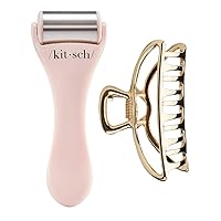 Kitsch Stainless Steel Ice Roller & Big Open Shape Claw Clip with Discount
