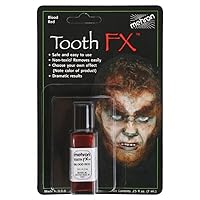Mehron Makeup Tooth FX with Brush (.25 ounce) (Blood Red)