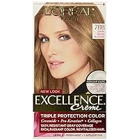 Exc H/C Bge Blnd #7bb R Size 1ct L'Oreal Excellence Creme Hair Color Dark Beige Blonde #7bb
