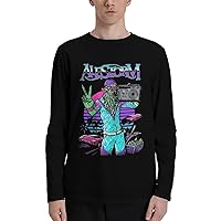 T Shirt Alestorm Mens Fashion Round Neck Clothes Classical Long Sleeve Tops Black