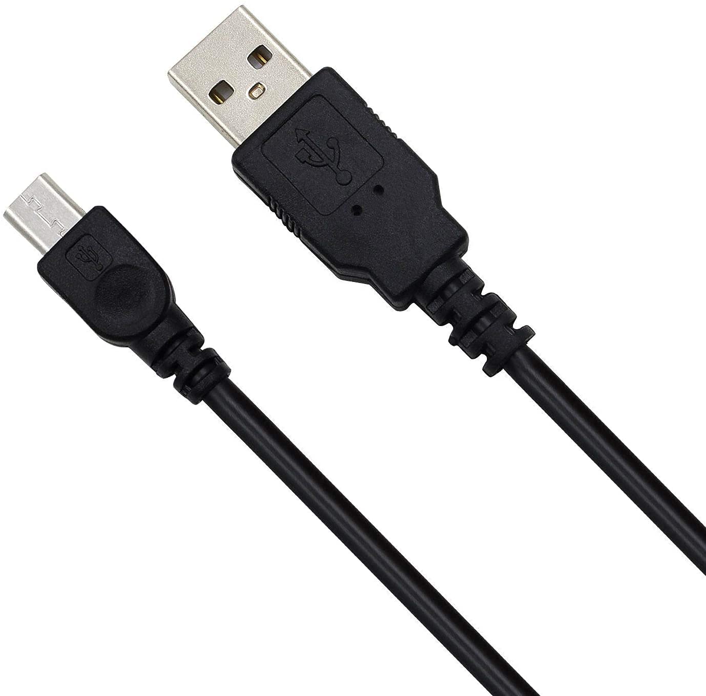 PPJ USB PC Sync Charger Cable Cord Lead for Sony Playstation 3 PS3 Controller Remote, Black