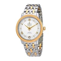 Omega De Ville Prestige Co-Axial Silver Diamond Dial Ladies Watch 424.20.33.20.52.001