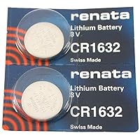 CR1632 Renata Watch Batteries 2Pcs