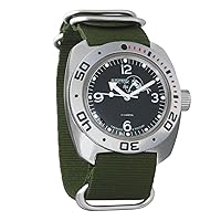 Vostok Amphibian Automatic Mens Self-Winding Diver Amphibia 710 Case Wrist Watch 710919
