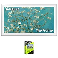 Samsung QN32LS03CB 32 inch The Frame QLED HDR 4K Smart TV Bundle with 4 YR CPS Enhanced Protection Pack (2023 Model)