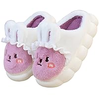 Bunny Slippers for Women Cute Cozy Animal Rabbit Slippers Fuzzy Warm Winter Cotton slipper Indoor House Slippers