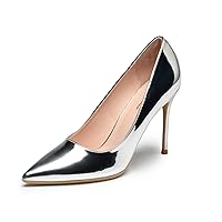 GENSHUO High Heels Pumps for Women Closed Toe,Sexy Pointy Stiletto Heels 4 Inch,Party Prom Dress Pump Shoes