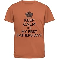 Old Glory Father's Day Keep Calm First Father's Day Adult T-Shirt