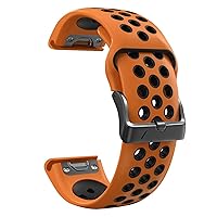 26 22mm Silicone Band For Garmin Fenix 6 6X Pro 5X 5 Plus/Forerunner 935 GPS D2 Delta PX MK2 Quick Release Easy fit Watch Strap