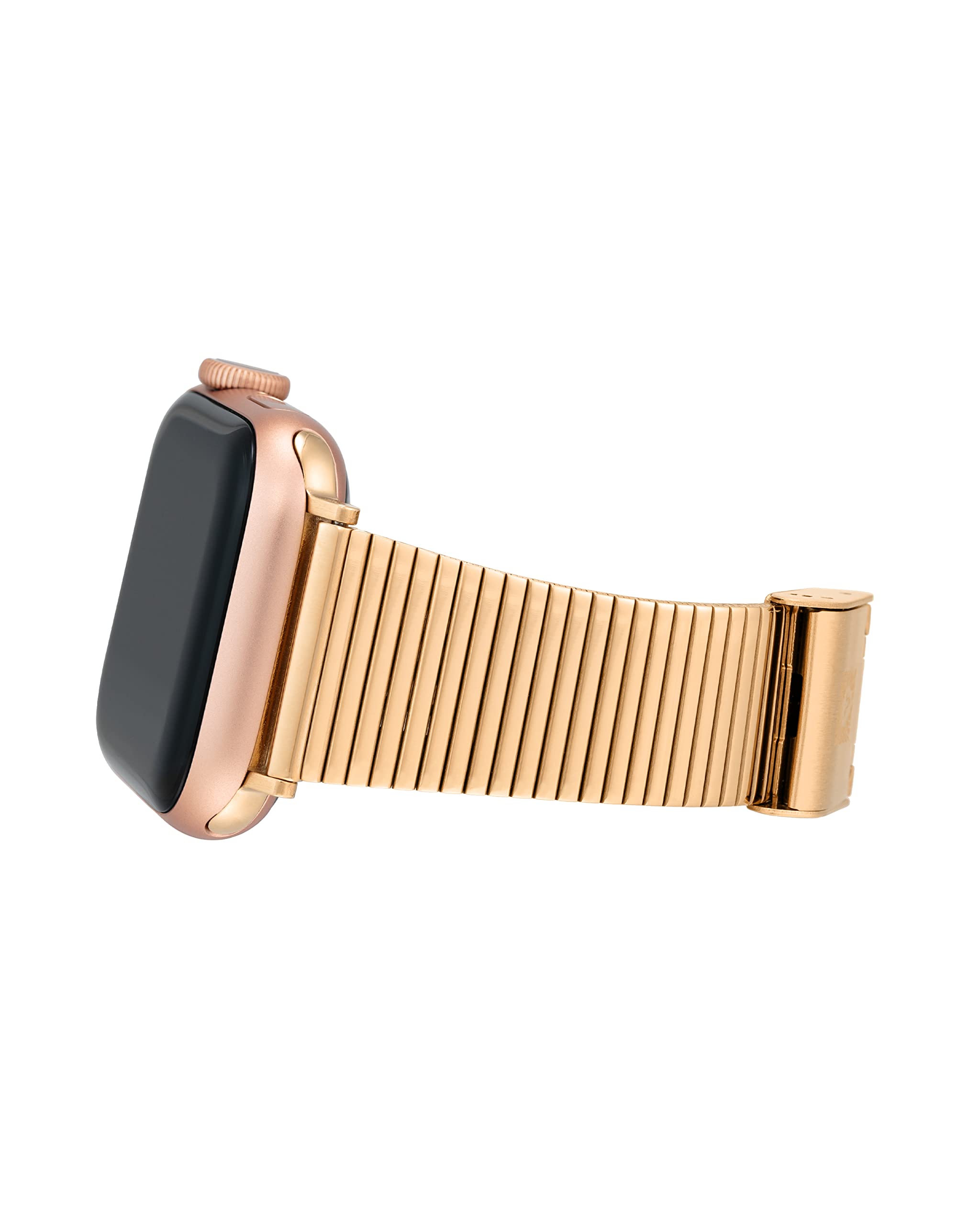Anne Klein Stainless Steel Fashion Band for Apple Watch, Secure, Adjustable, Apple Watch Replacement Band, Fits Most Wrists