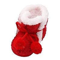 Baby Girls Boys Warm Shoes Soft Booties Snow Soft Comfortable Boots Infant Toddler Warming And Girls First Walking Shoes