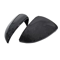 NewYall Carbon Fiber Look Door Side Mirror Cover Cap for VW Golf R GTI 2014-2018 Pair Left Driver and Right Passenger Side