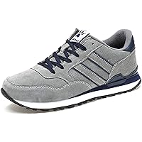 Fainyearn Men's Sneakers, Suede Running Shoes, Athletic Shoes, Casual, Ultra Lightweight, Outdoors, Walking Shoes, For Work or School Commutes, All Seasons