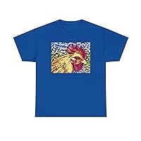 Rooster 'Spencer #2' Unisex Heavy Cotton Tee Royal / 5XL