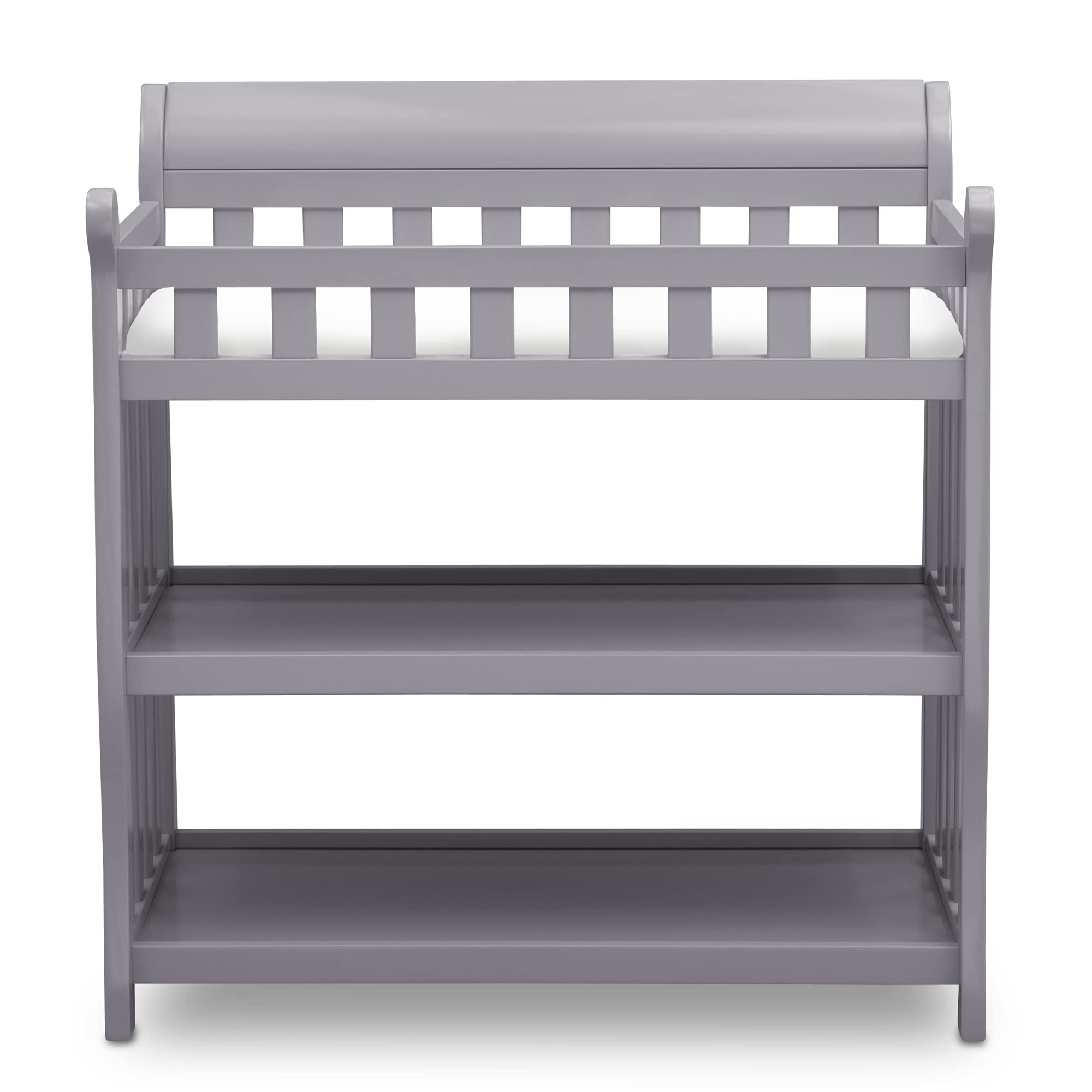 Delta Children Eclipse Changing Table with Changing Pad, Grey