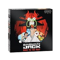 Samurai Jack Back To The Past Strategy Board Game | Based on the popular Cartoon Network TV Series Samurai Jack | Hobby Card game for Samurai Jack fans | Collectable Samurai Jack Mini Figures Included