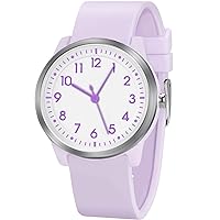 SOCICO Nurses Watch for Nurses, Doctors, Medical Professionals, Students, Easy to Read Dial, 50M Waterproof Women's Men Medical Analog Watch with Second Hand, Soft Breathable Silicone Band