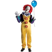 Rubie's mens It the Movie Pennywise Deluxe Adult Sized Costumes, Yellow, X-Large US
