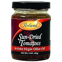 Sun Dried Tomatoes in Extra Virgin Olive Oil, 3 Ounce Jar, Pack of 4