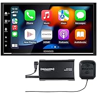 DMX7709S 6.8-Inch Capacitive Touch Screen, Car Stereo, CarPlay and Android Auto, Bluetooth, AM/FM Radio, MP3 Player, USB Port, Double DIN, 13-Band EQ Plus SXV300V1 SiriusXM Tuner