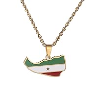 Stainless Steel Somaliland Pendant Necklaces Jewelry