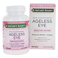 Nature's Bounty Optimal Solutions Ageless Eye Verisol Collagen, 120 Caplets